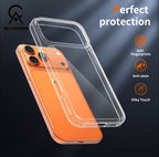 AllCoverz CrystalShield Clear Case for iPhone 17 Pro & 17 Pro Max – Slim Shockproof Scratch-Resistant Protection