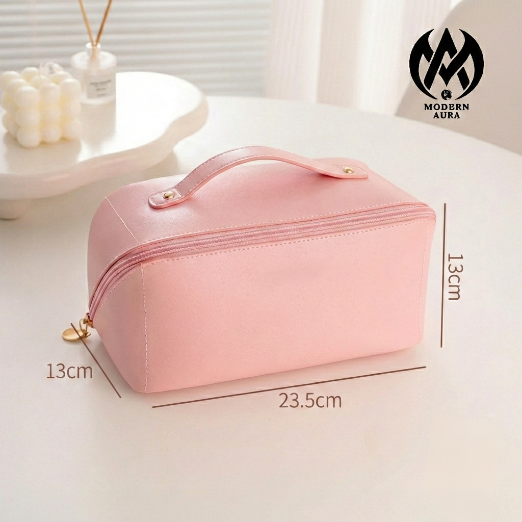 Modern Aura Premium Waterproof Cosmetic & Toiletry Organizer Bag – Travel Makeup Pouch