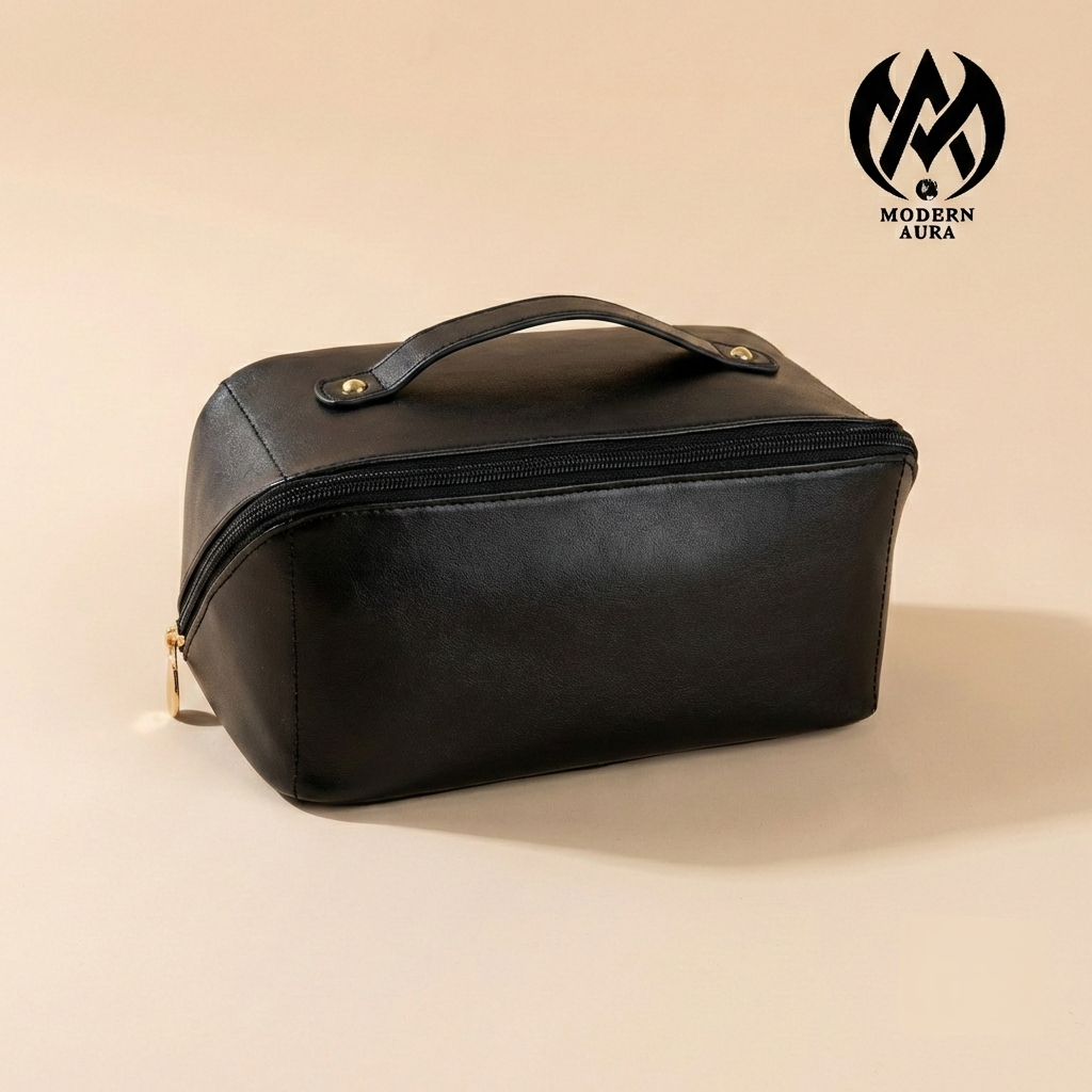 Modern Aura Premium Waterproof Cosmetic & Toiletry Organizer Bag – Travel Makeup Pouch