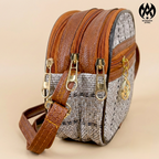 Premium Modern Aura Multi-Zip Textured Sling Bag for Women – Lightweight Crossbody Organizer Purse