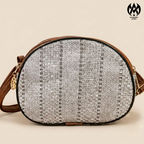 Premium Modern Aura Multi-Zip Textured Sling Bag for Women – Lightweight Crossbody Organizer Purse