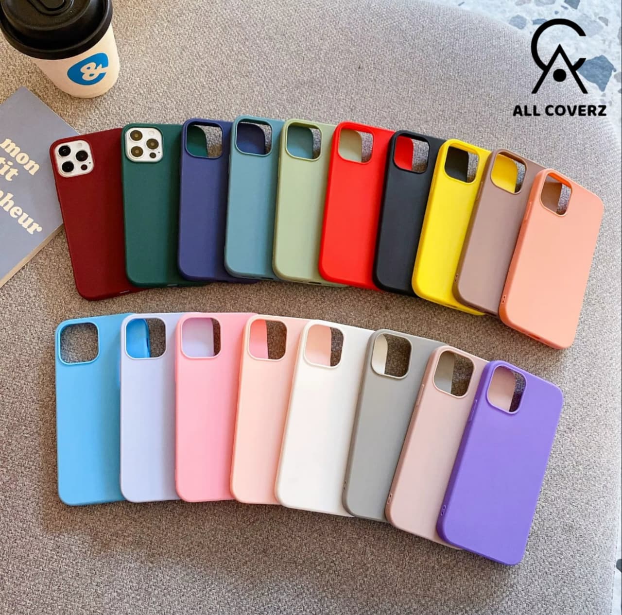 Soft Silicone Case - For iPhone 11 series till iPhone 15 series All models | Premium Protection with Elegant Design