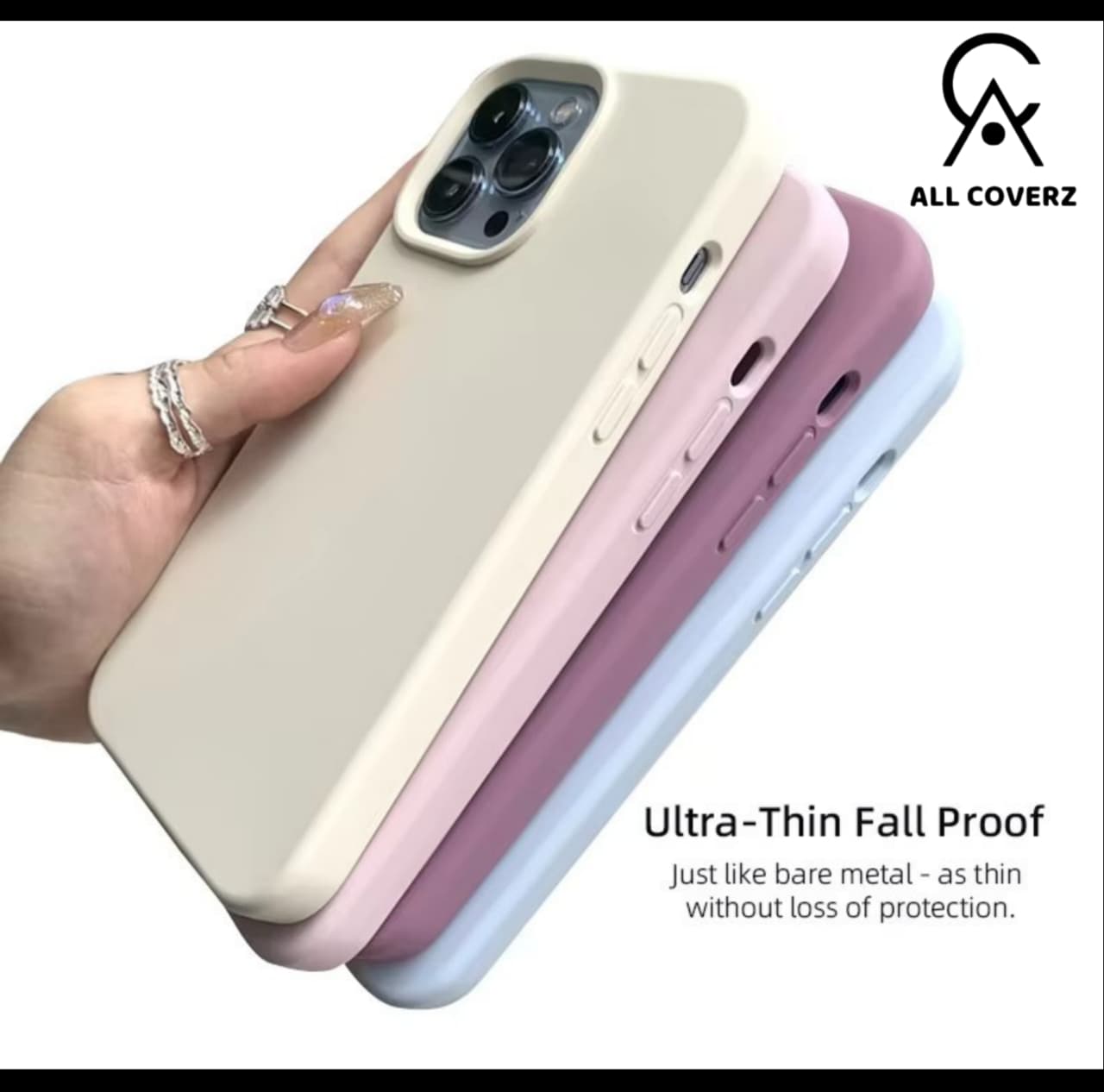 Soft Silicone Case - For iPhone 11 series till iPhone 15 series All models | Premium Protection with Elegant Design